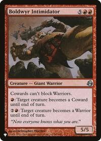 Boldwyr Intimidator from The List Reprints