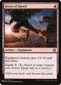 Boots of Speed from The List Reprints
