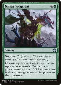 Nissa's Judgment from The List Reprints