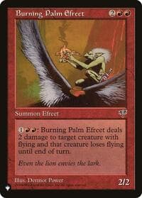 Burning Palm Efreet from The List Reprints