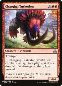 Charging Tuskodon from The List Reprints