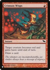Crimson Wisps from The List Reprints