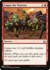 Empty the Warrens from The List Reprints