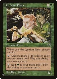 Quirion Elves from The List Reprints