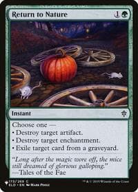 Return to Nature from The List Reprints