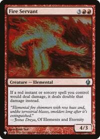 Fire Servant from The List Reprints