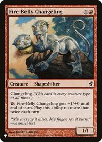 Fire-Belly Changeling from The List Reprints