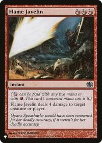 Flame Javelin from The List Reprints