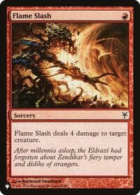 Flame Slash from The List Reprints