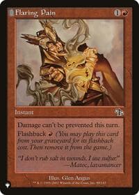 Flaring Pain from The List Reprints