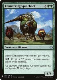 Thundering Spineback from The List Reprints