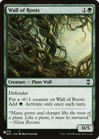 Wall of Roots from The List Reprints