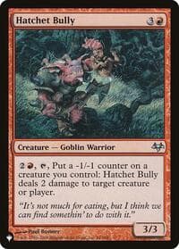 Hatchet Bully from The List Reprints