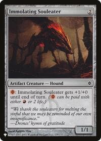Immolating Souleater from The List Reprints