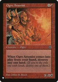 Ogre Arsonist from The List Reprints