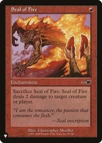 Seal of Fire from The List Reprints