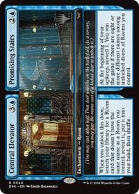 Central Elevator // Promising Stairs from Promo Pack: Duskmourn: House of Horror