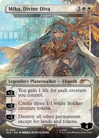 Miku, Divine Diva - Elspeth Tirel from Secret Lair Drop Series