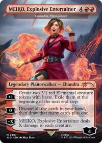 MEIKO, Explosive Entertainer - Chandra, Flamecaller from Secret Lair Drop Series