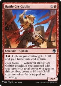 Battle Cry Goblin from The List Reprints