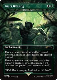 Bast's Blessing - Primal Vigor from Secret Lair Drop Series