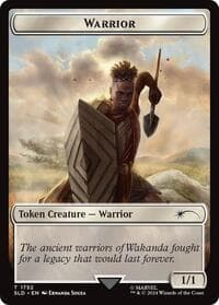 Warrior Token from Secret Lair Drop Series
