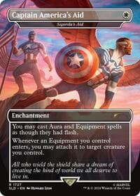 Captain America's Aid - Sigarda's Aid from Secret Lair Drop Series