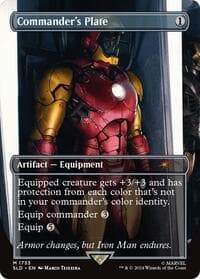Commander's Plate (1733) from Secret Lair Drop Series