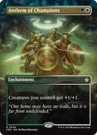 Anthem of Champions (Borderless) from Foundations