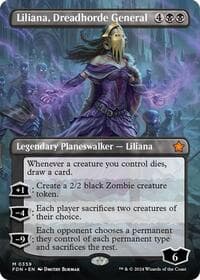 Liliana, Dreadhorde General (Borderless) from Foundations