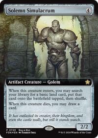 Solemn Simulacrum (Extended Art) from Buy-A-Box Promos