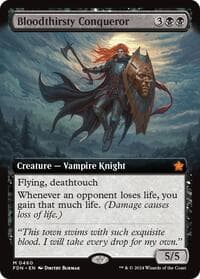 Bloodthirsty Conqueror (Extended Art) from Foundations