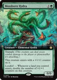 Mossborn Hydra (Extended Art) from Foundations