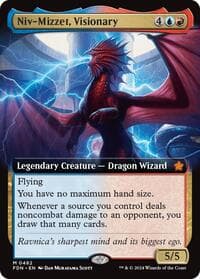 Niv-Mizzet, Visionary (Extended Art) from Foundations