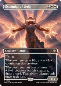 Exemplar of Light (Borderless) (Mana Foil) from Foundations