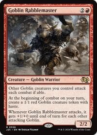 Goblin Rabblemaster from Foundations Jumpstart