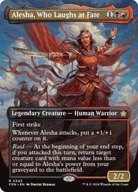 Alesha, Who Laughs at Fate (Borderless) from Foundations