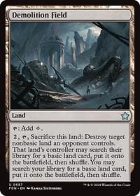Demolition Field from Foundations