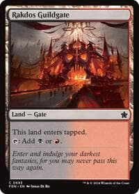 Rakdos Guildgate from Foundations