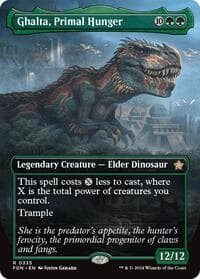 Ghalta, Primal Hunger (Borderless) from Foundations