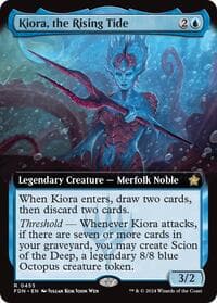 Kiora, the Rising Tide (Extended Art) from Foundations