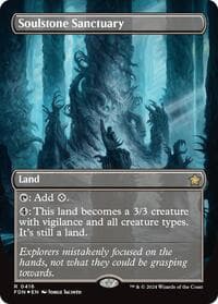 Soulstone Sanctuary (Borderless) (Mana Foil) from Foundations