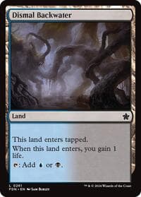 Dismal Backwater from Foundations