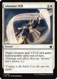 Adamant Will from Foundations