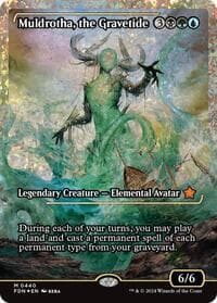 Muldrotha, the Gravetide (Showcase) (Fracture Foil) from Foundations