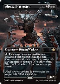 Abyssal Harvester (Borderless) (Mana Foil) from Foundations