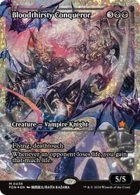 Bloodthirsty Conqueror (Showcase) (Fracture Foil) from Foundations