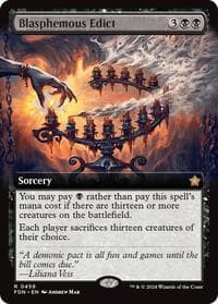 Blasphemous Edict (Extended Art) from Foundations