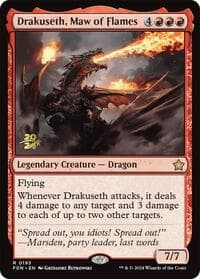 Drakuseth, Maw of Flames (FDN) from Prerelease Cards