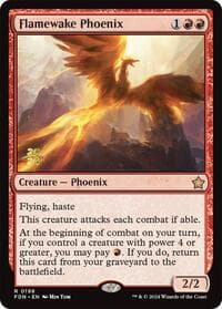 Flamewake Phoenix (FDN) from Prerelease Cards